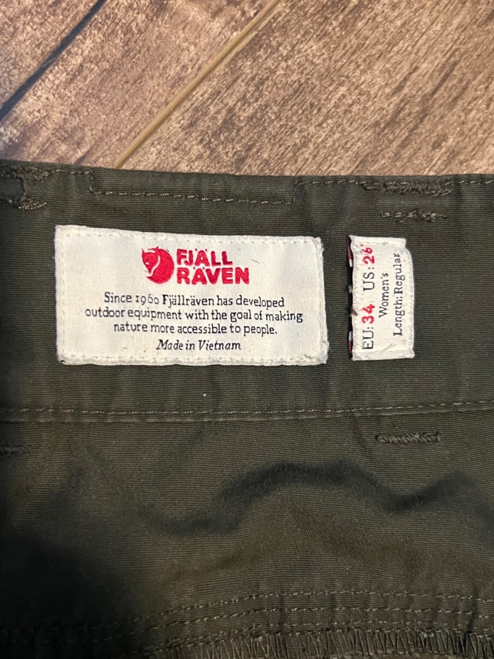 Fjallraven vidda pro with vent size 26 regular